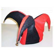 Pin By Zoe Nerison On My Polyvore Finds Jester Hat Black And Red Clown Clothes