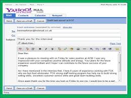 Sample Thank You Email After Interview Email After Interview Thank You Email Letter After Interview