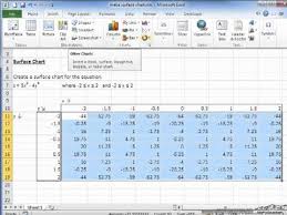 3d plots in excel