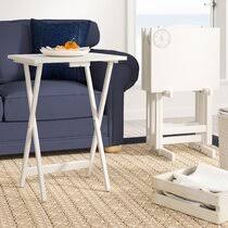 1 thick solid american walnut top for quality you can see and feel. Gray Tray Table Sets Tv Trays You Ll Love In 2021 Wayfair