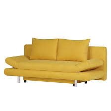 Fredriks Sofa Bed Dina Yellow Woven Fabric 194x73x91 Cm With Sleep Function And Bed Box In 2020 Sofa Design Schlafsofa Kaufen Schlafsofa