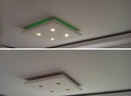 The Ikea Lack Hack Projector Friendly Ceiling Light Ikea Lack Hack Ikea Lack Ceiling Lights