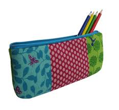 Echino Patchwork Pencil Pouch Patchwork Bags Pencil Pouch Pouch