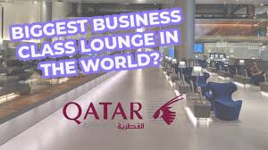 World S Biggest Airport Business Lounge Qatar Airways Al Mourjan Business Lounge Doha Blorg