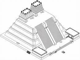 Tenochtitlan is remembered with awe and many people are still curious about it until today. 1 Reconstruction Drawing Of The Great Temple Of Tenochtitlan Showing Download Scientific Diagram