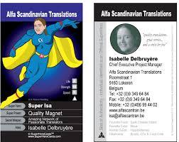 If you can find some way to conceptually tie your business in with a concept of your unique business card, you. Superherocards Business Cards That Build Business