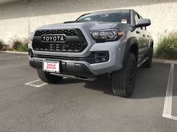 Black Heritage Grille And Ridge Industries Led Fog Lamps On Tacoma Trd Pro Toyota Tacoma Toyota Toyota 4x4