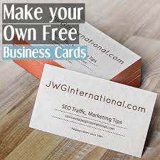 There you can choose how you'd like to print your own cards: How To Make Your Own Business Cards For Free Financeviewer