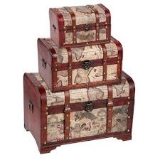 You have some scrap wood (timber) and you want to make something cool? Juvale 3 Piece Wooden Treasure Chest Antique Victorian Map Pattern Keepsake Box Storage Trunk Assorted Sizes Wooden Chest Trunks And Chests Storage Trunk