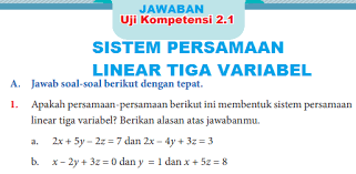 Maybe you would like to learn more about one of these? Uji Kompetensi 2 1 Matematika Kelas 10 Hal 55 Kurikulum 2013 Undang Faiz