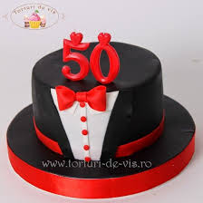 Tort Costum Pentru 50 De Ani Cake Designs Birthday Buttercream Cake Designs 50th Birthday Cake