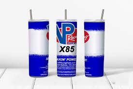 The p1 racing fuels portfolio includes over a dozen bespoke racing formulations, each specially developed and tested with the world's leading auto manufacturers and. Vp Racing Fuels X85 Design For 20 Oz Skinny Tumbler Shalini Design Webstore