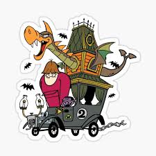 Wacky Races Stickers Vintage Cartoon Classic Cartoons Wacky