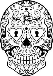 Sugar Skulls Coloring Pagesfor Teens Skull Coloring Pages Skull Cool Coloring Pages