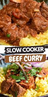 125g smoked streaky bacon rashers, cut into 1cm strips. Slow Cooker Beef Curry Video Slow Cooker Curry Slow Cooker Beef Curry Slow Cooker Curry Recipes