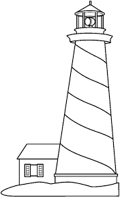 Black And White Lighthouse Black And White Lighthouse Clip Art Sketch Coloring Page Lighthouse Clipart Lighthouse Crafts Lighthouse Painting