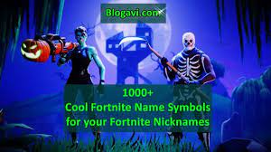1000 Cool Fortnite Name Symbols For Your Fortnite Nicknames Name Symbols Fortnite Symbols