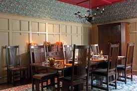 Arts and crafts dining table room. Standen Still English Arts Crafts In Rural Virginia Design For The Arts Crafts House Arts Crafts Homes Online