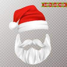 Download Santa Claus Transparent Christmas Mask For Free Santa Claus Office Christmas Decorations Vector Free