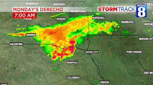 As the devastated communities work together to recover + rebuild, @senjoniernst has been alongside. Derecho Summer Heat S Most Powerful Weather Phenomenon Wqad Com