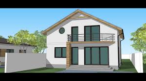 Curtea este amenajata, cu pomi fructiferi adulti. Casa Cu Mansarda Suprafata Construita Sub 100 Mp Casa Sa02 Youtube