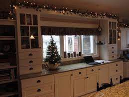 Cabinet & shelving kitchen christmas decorations. My Yellow Farmhouse Home Top Of Kitchen Cabinets Cabinet Decor