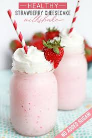Healthy Strawberry Cheesecake Milkshake The Many Little Joys Recipe Healthy Strawberry Cheesecake Smoothie Milkshake Recipes