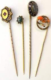 Antique Hat Pins W Ruby Coral Hat Pins Antique Hats Stick Pins