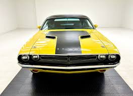 Image result for Bright Yellow 1971 Challenger