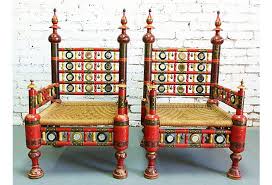 Indian Wedding Chairs Pair Antique Living Rooms Wedding Chairs Chair