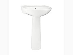 Tresham® 24 pedestal bathroom sink with single faucet hole. Sacramento Pedestal Bathroom Sink 442124 Sterling