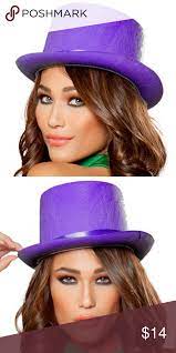 Purple Velvet Top Hat Velvet Tops Purple Velvet Top Hat