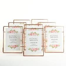 Today's project post on diy plywood frames with glass fits well with that saying. Diy Wedding Koyal Wholesale Pressed Glass Floating Photo Frames 8 Pack With Stands For Horizontal Or Vertical Pictures Table Numbers Place Cards Rose Gold 5 X 7 Walmart Com Walmart Com