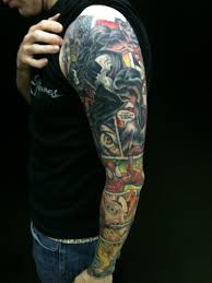 Great Comic Book Tattoos Spiderman Tattoo Comic Book Tattoo Best Sleeve Tattoos