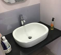 how to make a glass splashback: diy