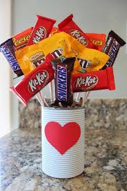 Candy Bouquet Candy Bouquet Diy Valentines Candy Bouquet Valentines Diy