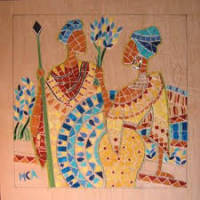 Etapes De Realisation D Un Tableau En Mosaique D Emaux De Briare Tableaux En Mosaique Mosaique Emaux De Briare