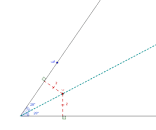 نتیجه تصویری برای نیم خطی که زاویه را به دوقسمت مساوی تقسیم میکند چه نام دارد کلاس پنجم