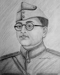 Subhas Chandra Bose Art Drawings Sketches Art Sketches Art Drawings Simple