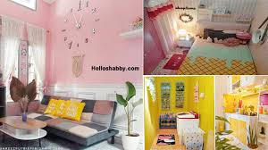 Warna toska menjadi warna ruang tamu yang cantik. 6 Desain Pink Kuning Cantik Nan Ceria Di Interior Rumah Minimalis Helloshabby Com Interior And Exterior Solutions
