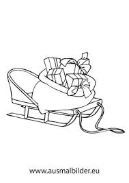 Ausmalbild Schlitten Mit Geschenken Ausmalbilder Nikolaus Ausmalen Ausmalbilder