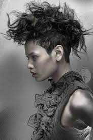5 Punk Coiffures Pour Cheveux Boucles Coiffures Elegantes Et Modernes Punk Hair Curly Hair Styles Brown Curly Hair