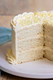 Easy to make, tastes amazing, fluffy, moist, and perfect for building layers! White Wedding Cake Recipe Girl