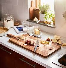 You'll find everything from thick, solid wood to flexible plastic chopping boards. Smaata Chopping Board Acacia 72x28 Cm Ikea