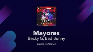 To install bad bunny songs on your android device, just click the green continue to app button above to start the installation process. Becky G Bad Bunny Mayores Lyrics English And Spanish Translation Subtitles Youtube