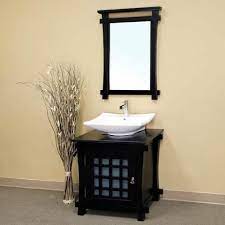 It stands about 31″h, 20″d, and 30″w. Asian Inspired Bathroom Vanities For A Zen Like Modern Bathroom Single Sink Bathroom Vanity Bathroom Vanity Vessel Sink Bathroom Vanity