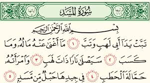 تبت يدا أبي لهب وتب تفسير