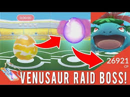 Level 4 Venusaur Raid Boss Pokemon Go Raid Battles New Gym Raids Gameplay Tier 4 Venusaur Youtube