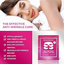 SILKDERMIS Silicone Face Patches 5pcs- Reusable Under Eye and Smile Line  Patches Forehead Wrinkle Patches 5pcs : Beauty & Personal Care