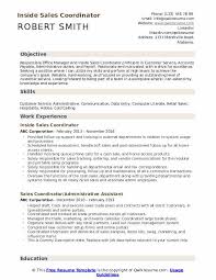 sales coordinator resume samples